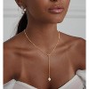 Dainty Y-Shape Lariat Body Chain: 14K Gold Plated Non-Tarnish Layered Necklace & Choker Set for Women - 2 of 4