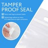 Impresa Wine Bags with Handles - 100 Pack - Clear Plastic To Go Bags - Fits 25 oz Bottles - Tamper Proof Seal - 4 of 4