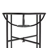 24" Metal Gazing Globe Stand - Alpine Corporation: Pedestal Display for Outdoor Decor, Black Finish - 4 of 4