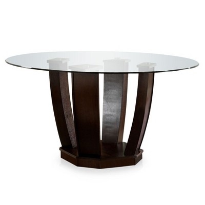 target glass dining table