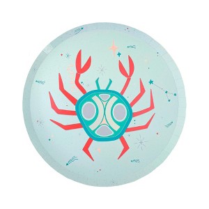 Jollity & Co. - Zodiac Cancer Dinner Plates - Pack of 8 Paper Plates - 1 of 3