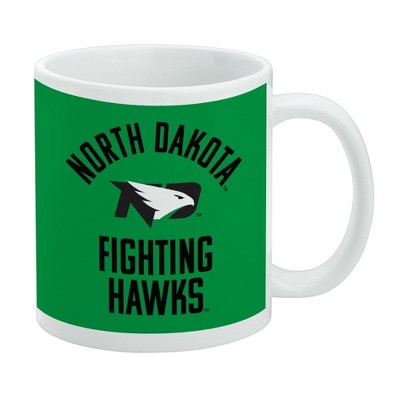 North Dakota Fighting Hawk Ceramic Coffee Mug Novelty Gift Mugs for Coffee Tea and Hot Drinks 11oz White