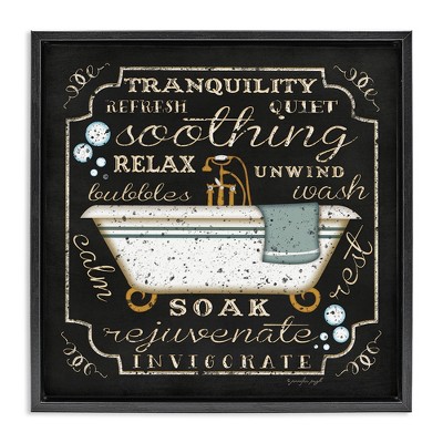 Stupell Industries Country Bathtub with Various Phrases, 18" x 18"