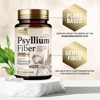 High Absorption Psyllium Husk Fiber Caps 1500 mg, Natural Soluble Fiber Capsules - 120 Capsules;180 Capsules - 3 of 4
