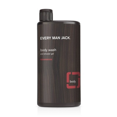 Every Man Jack Men's Hydrating Cedarwood Body Wash with Glycerin and Coconut for All Skin Types - 16.9oz