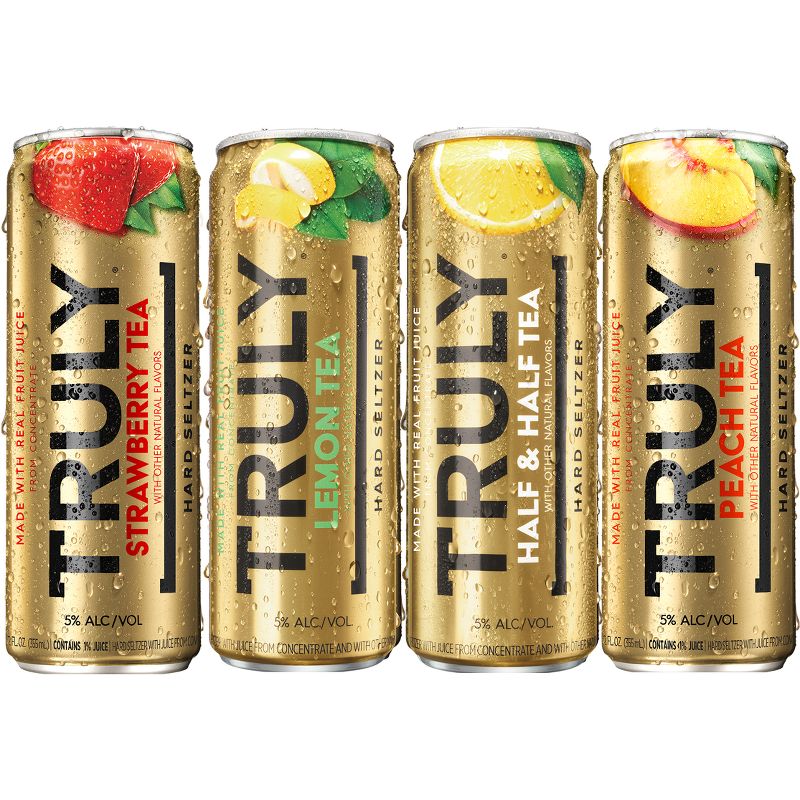 Truly Hard Seltzer Iced Tea Variety Mix Pack - 12pk/12 fl oz Slim Cans, 3 of 8