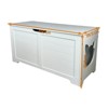 DSVIMOY Top open Cat Litter Box Enclosure Furniture, Cat Washroom, Hidden Litter Box Cover, Cat House, White, 39.37"*15.55"*19.49" - 3 of 4