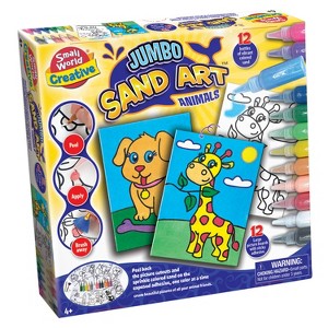 Small World Toys Jumbo Sand Art  Animals - 1 of 2