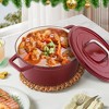 KOCH SYSTEME CS Cast Iron Dutch Oven 4.5 QT，Red - 3 of 4