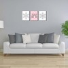 Big Dot of Happiness Pink Winter Wonderland - Christmas Wall Art and Holiday Snowflake Decorations - 7.5 x 10 inches - Set of 3 Prints - 2 of 4