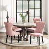 WestinTrends  Velvet Upholstered Tufted Dining Chairs (Set of 4) - 2 of 4