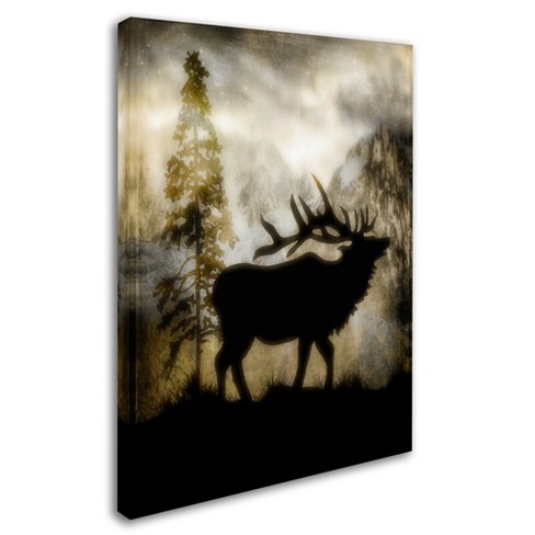 Trademark Fine Art -LightBoxJournal 'Mystic Elk' Canvas Art - image 1 of 3