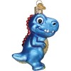 Old World Christmas Glass Blown Ornament A Roarable Tyrannosaurus - 3 of 4