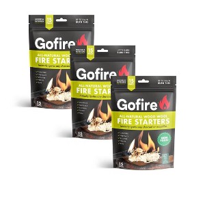 GoFire 45pk All Natural Fire Starter - 1 of 4