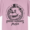 Five Nights At Freddy's Freddy Fazbear's Pizza Where Fantasy & Fun Come To Life Men's White Crew Neck Short Sleeve T-shirt - 2 of 2