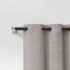 Dark Faux Wood Curtain Rod Nickel - Threshold™ - 2 of 3