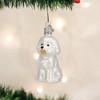 Old World Christmas Blown Glass Ornament for Christmas Tree, Bichon Frise - 2 of 4
