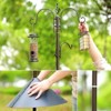Snynuxx Bird Feeders Bird Feeding Station Kit Bird Feeding Pole Wild Bird Feeder Hanging Kit with Squirrel Guard Baffle - 3 of 4
