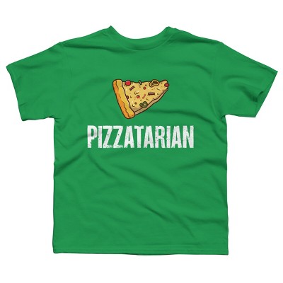 Boy's Design By Humans Pizza Lover, I Love Pizza, I'm a PizzaTarian, Pizza based feed By Newsaporter T-Shirt