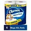 Charmin Ultra Soft Bath Septic-Safe Toilet Paper - 6 Mega XXL Rolls - 2 of 4