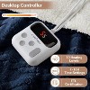 Heated Blanket, Soft Washable Electric Blanket, Heating Blanket for Bedding, With 10 Heat Settings, Sofa and Bed - 3 of 4