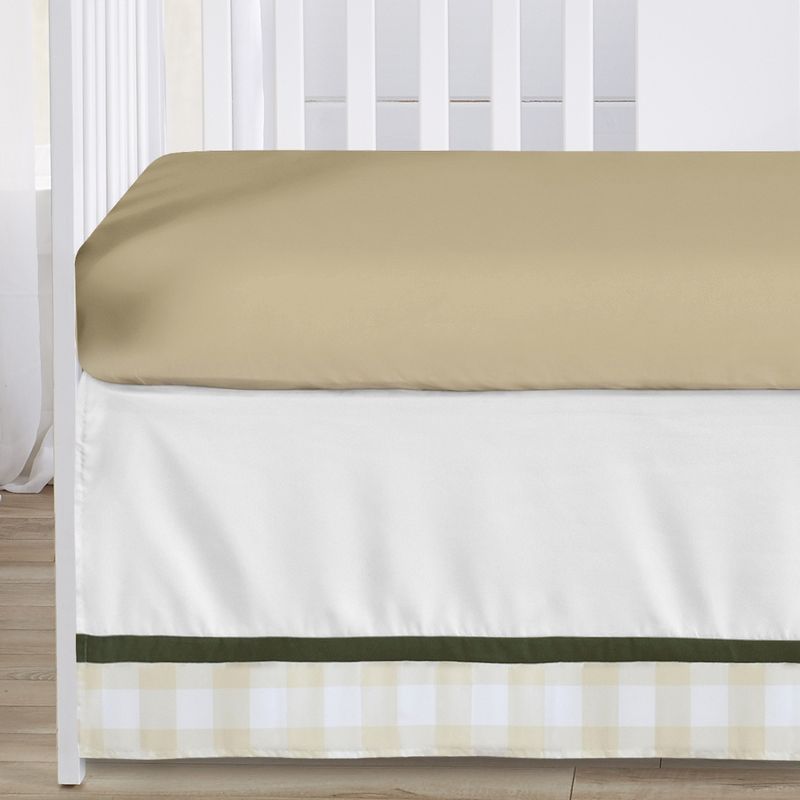 Sweet Jojo Designs Boy Baby Crib Bedding Set - Woodland Camo Green, Beige and Black 4pc, 5 of 8