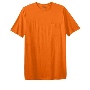 KingSize Shrink-Less Lightweight Longer-Length Crewneck Pocket T-Shirt - 1 of 4