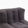 CAVINAS Fluffy Velvet Bean Bag Chair for Adults/Kids,Lazy Sofa Chair with Memory Foam and Ottoman for Living Room,Bedroom,Office - 4 of 4