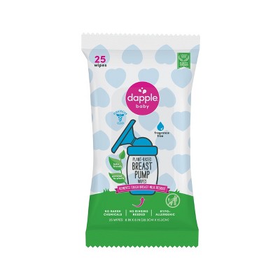 Dapple Breast Pump Cleaning Wipes Singles Fragrance Free 30x1ct - Pack of 1