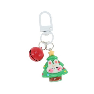 Unique Bargains Christmas Keychain Lobster Clasp Alloy Multicolor Resin