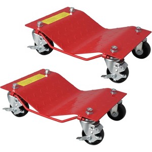 Heavy Duty Car Dollies Set - Sturdy Wheel Dollies for Garage Moving, Vehicle Maintenance, Suitable for Cars, Trucks, and Motorcycles - 1 of 4