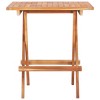 vidaXL 3 Piece Folding Bistro Set Solid Teak Wood - 4 of 4