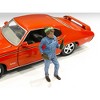Retro Female Mechanic IV Figurine for 1/24 Scale Models by American Diorama - 2 of 3