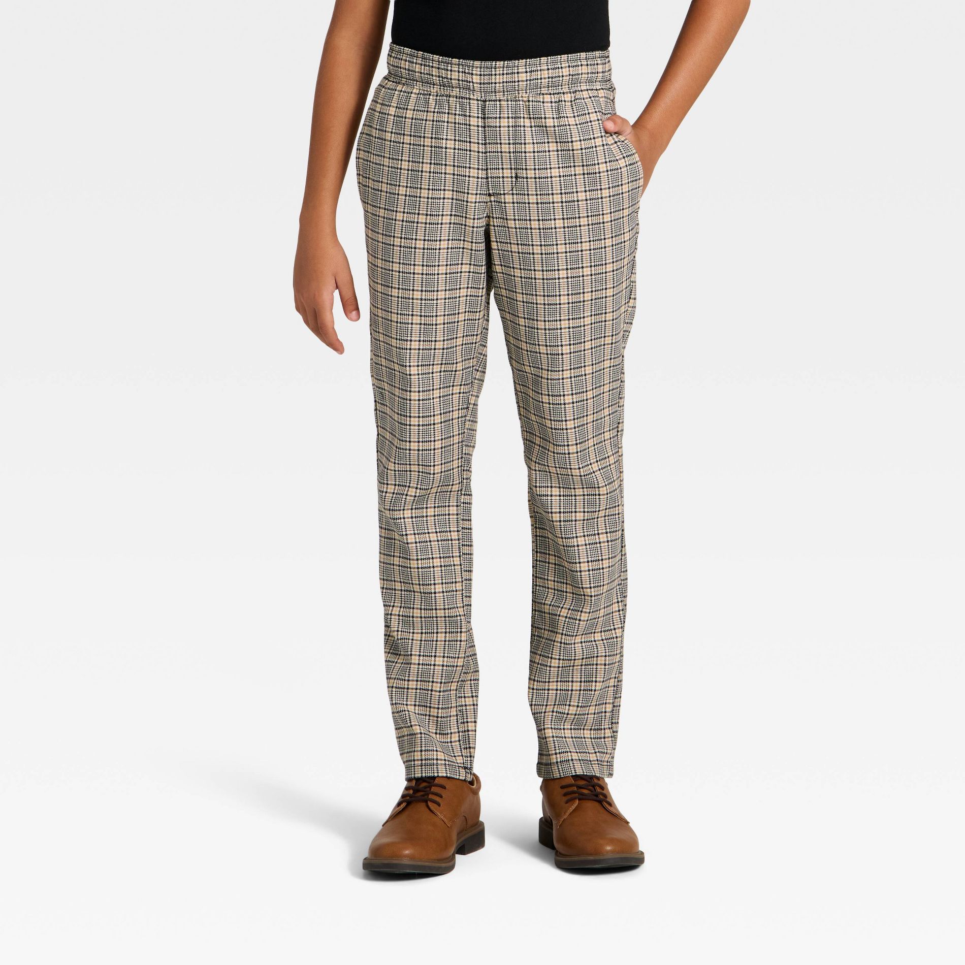 Boys' Plaid Dress Pants - Cat & Jack™