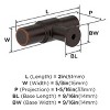 Amerock Faircrest Bar Knob for Cabinets, Drawers, and Furniture - 4 of 4