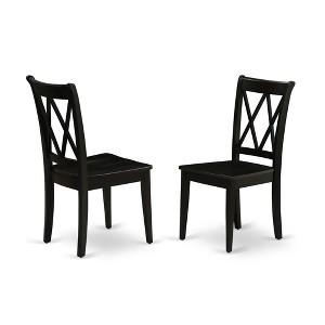 East West Furniture, Dining Chair Black - 1 of 2