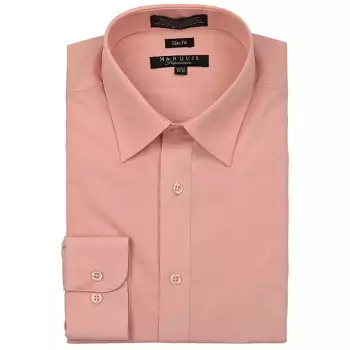 Rusteloosheid Stewart Island gordijn Marquis Men's Slim Fit And Long Sleeve Dress Shirt, Neck - 14.5 To 18.5 :  Target