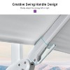 PURPLE LEAF Outdoor Modern Pergola Retractable Roof Aluminum Frame with Sun Shade Canopy Patio Shelter for Garden Yard Deck - 4 of 4