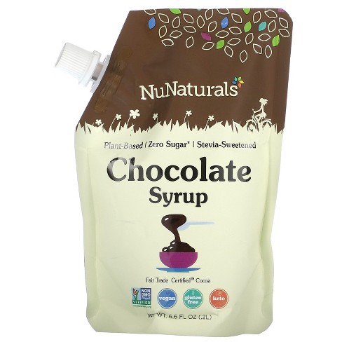 Nunaturals Chocolate Syrup, 6.6 Fl Oz (0.2 L) : Target