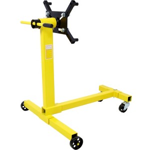 VisioGear Rotating Engine Stand, Engine Stand Rotating Stand with 1000-Lb Capacity, Engine Hoists & Stands, Yellow, 30"*15.4"*33.5" - 1 of 4