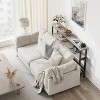 5.9'' Narrow Behind Couch Table, 2-Tier Console Table with Adjustable Shelf, Entryway Table, Long Skinny Sofa Table for Living Room, Entryway, Hallway - 2 of 4