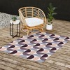 Colour Poems Patterned Geometric Shapes CCI Outdoor Rug - Deny Designs - 3 of 4