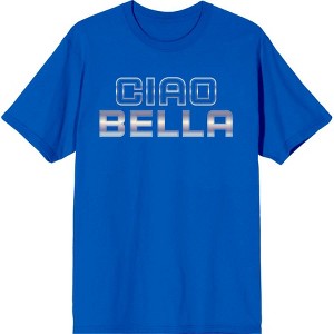 Ciao Bella Adult Crew Neck Short Sleeve Tee - 1 of 2