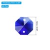 Unique Bargains Crystal Pendants Octagon Beads for DIY Lamp Arts Crafts Decoration 60 Pcs - 2 of 4