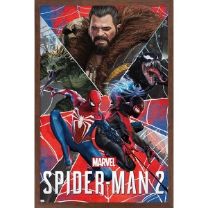 Trends International Marvel's Spider-Man 2 - Group Framed Wall Poster Prints - 1 of 4