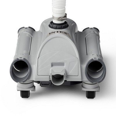 Intex 28001E Above Ground Pool Automatic Pool Cleaner Pressure Side Vacuum Cleaner with 24 Foot 7 Inch Hose for Intex Pools Only w/ a 1.5 Inch Fitting
