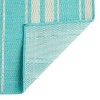 LunaLulinlk Teal + Polypropylene 1802G 5'3"x7' RUG - 3 of 4