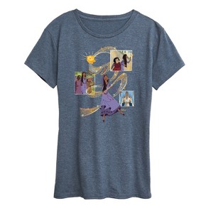 Women's - Disney - Collage OF Friends Short Sleeve Graphic T-Shirt - 1 of 4