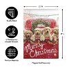 Evergreen Flag Red Truck with Puppies Garden Suede Flag - 3 of 4