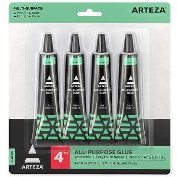 Arteza All-purpose Glue, 1oz tubes - 4 Pack